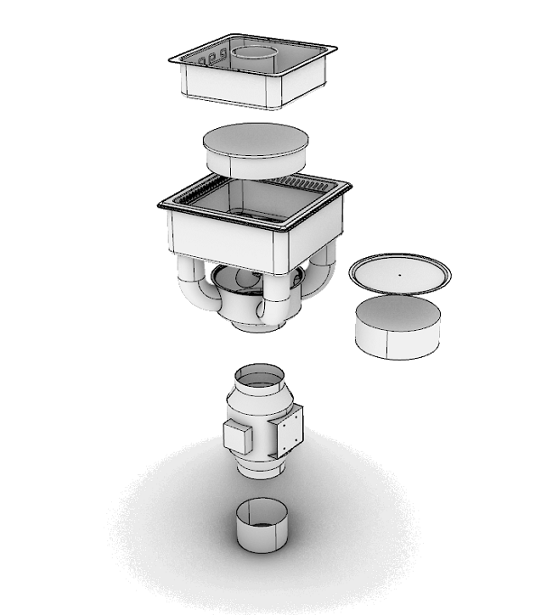 34方鍋海底撈組件(圖1) 34方鍋海底撈組件(圖1)